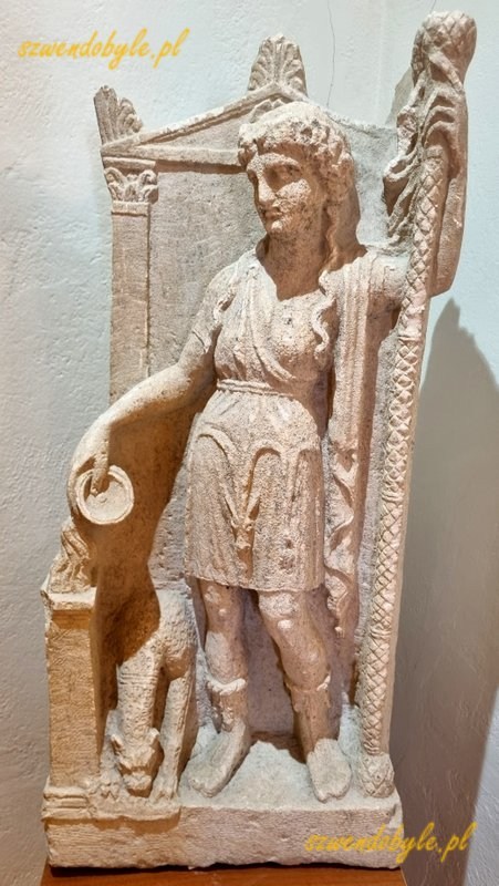 Albania, Apollonia Iliryjska. Zdjęcie z muzeum. Starożytna rzeźba. 20240504_151309-ink