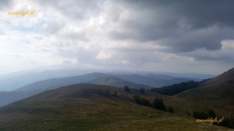 Buzłudża, panorama gór.