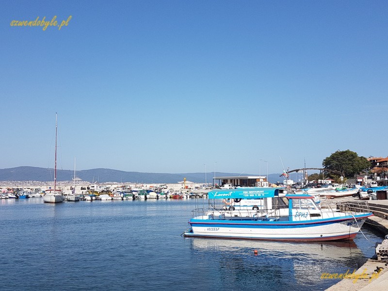 Bułgaria,Nesebyr - widok na port z jachtami. 20230923_140825-ink