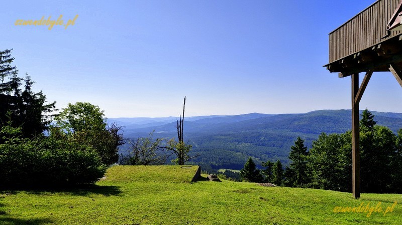 Czechy, Szumawa. Widok z góry Pancíř (1214 m npm). 20250621_082654-ink