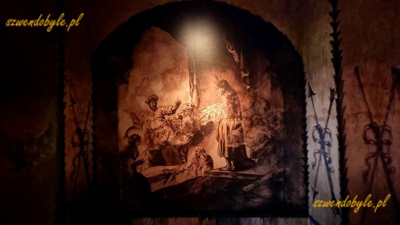 Praga, Loreta czyli kompleks pielgrzymkowy epoki baroku. Kopia malowidła z krypty. 20251226_112843-ink