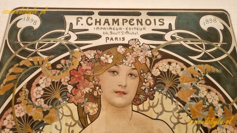 Czechy, Praga. Alfons Mucha: Reverie. Litografia 1897 (Muchovo Muzeum).20251206_162900-ink