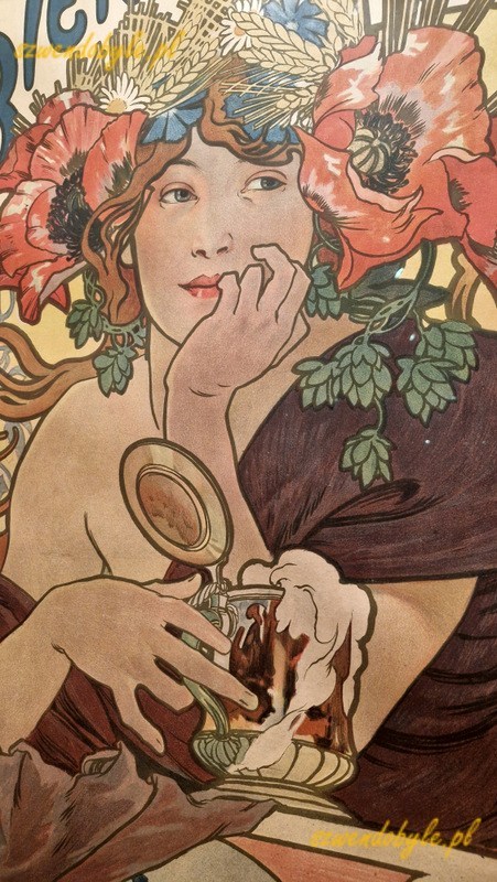 Czechy, Praga: Bi&egrave;res de la Meuse. Litografia 1897 (Muchovo Museum). 20251206_163434-ink