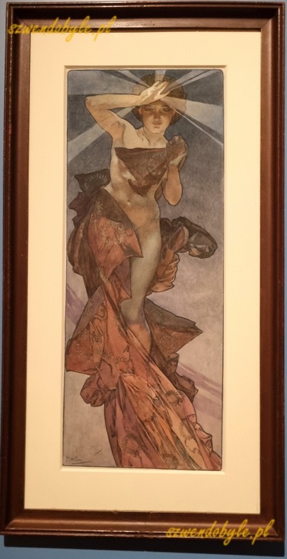 Czechy, Praga: The Moon and the Stars. Study for the Morning Star, 1902 (Mucha Museum). 20251228_124313-ink