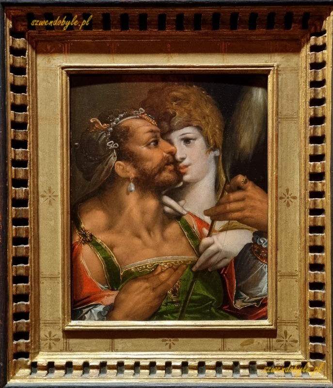 Bartholomeus Spranger, Herkules a Omfal&eacute;, ok. 1595. Galeria Obraz&oacute;w Praskiego Zamku.20251206_130316-ink