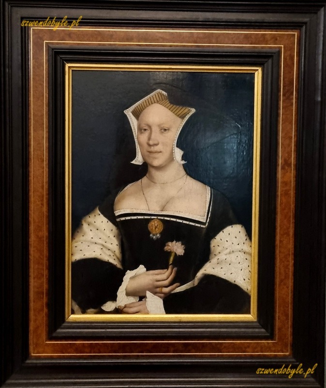 20251206_131139-ink Hans Holbein mlł, Podobizna Lady Vaux, ok. 1540. Galeria Obraz&oacute;w Praskiego Zamku. 