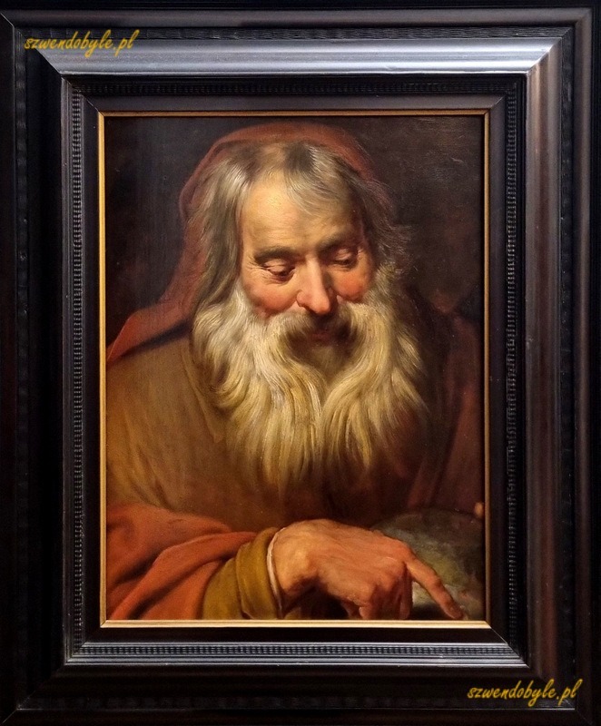 20251206_131915-ink Artus Wolfort, Směj&iacute;c&iacute; se Demokritos, ok. 1630. Galeria Obraz&oacute;w Praskiego Zamku. 