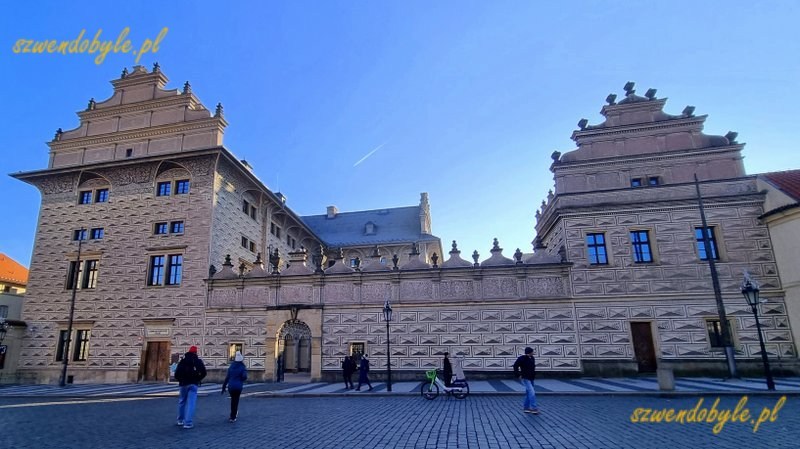 Czechy, Praga. Widok na Pałac Schwarzenberg&oacute;w. 20251226_125530-ink