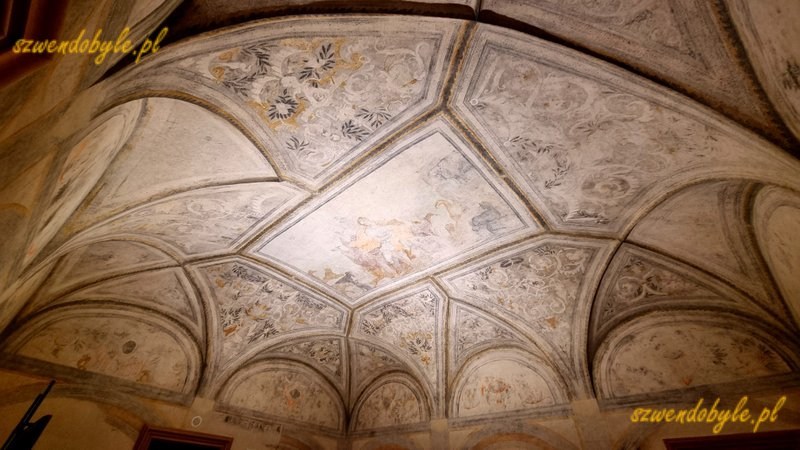 Czechy,Praga. Pałac Schwarzenberg&oacute;w. Ozdobny malowany sufit. 20251226_135520-ink