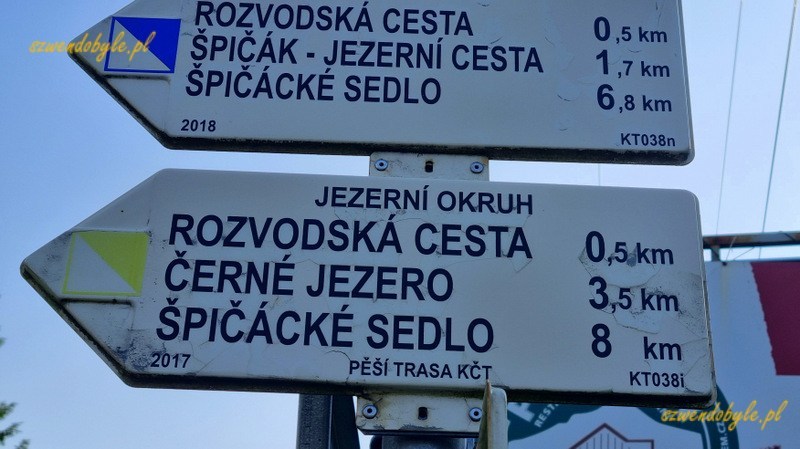 Park Narodowy Szumawa, Drogowskaz. 20250619_073456-ink