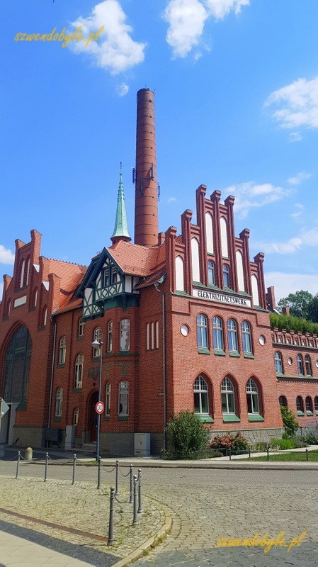 Cottbus, budynek Starej Elektrowni. 20240626_140942-ink