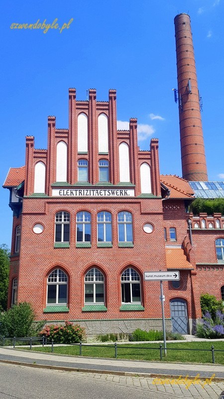 Cottbus, budynek Starej Elektrowni. 20240626_141053-ink