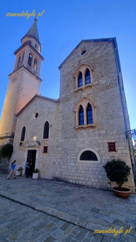 Czarnogóra, Budva. Kościół św. Jana Chrzciciela 20250502_083843-ink