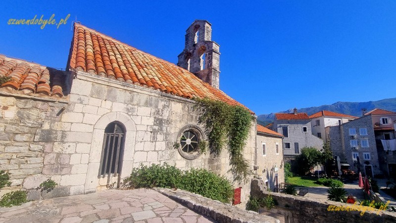 Czarnogóra, Budva. Kościół Sv. Maria in Punta. 20250502_084846-ink