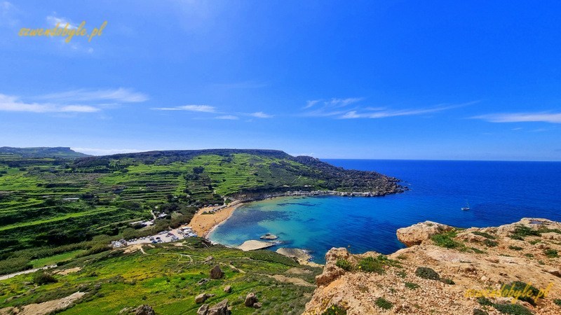 Malta, widok na Gnejna Bay.20250308_132803-ink