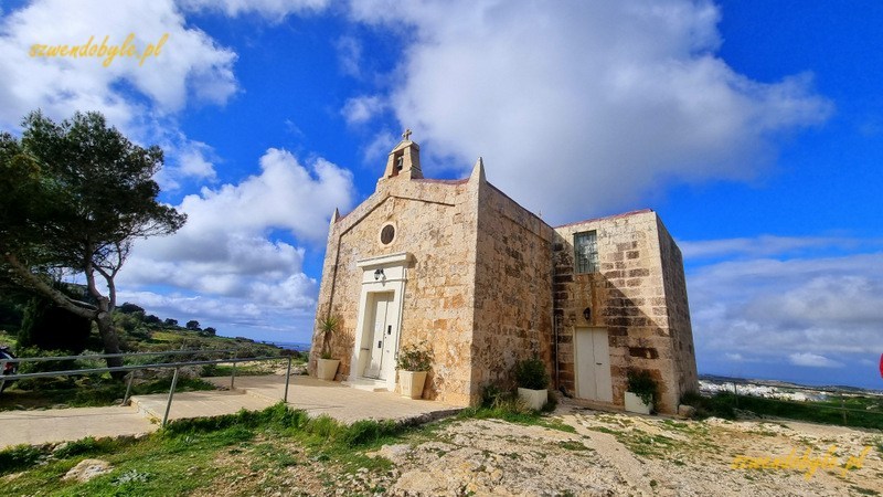 Malta, kaplica Matki Boskiej z Dzieciątkiem Jezus (Our Lady of Hodegetria Chapel). 20250308_144224-ink