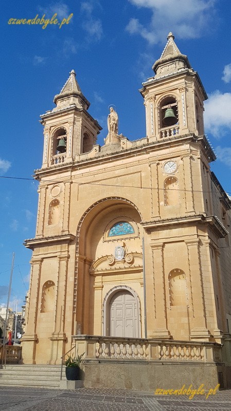 Malta, Marsaxlokk. Kościół Matki Bożej z Pompei.