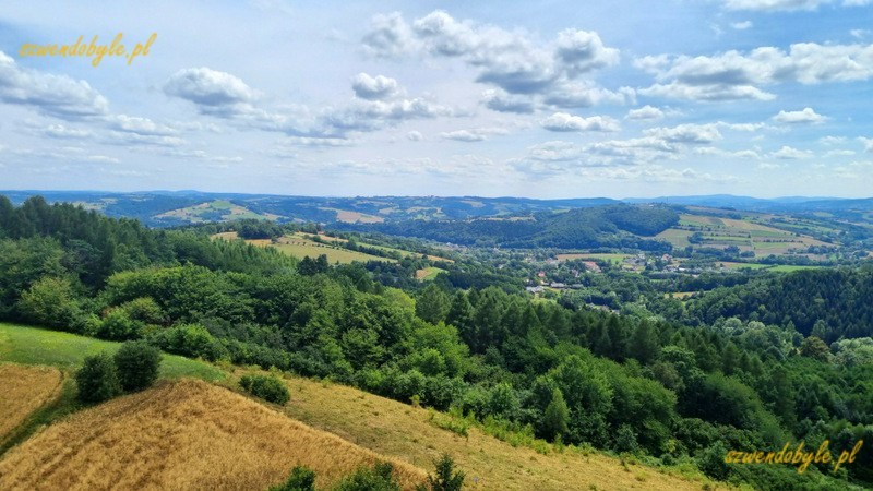 Bruśnik, panorama z wieży widokowej. 20240720_112924-ink