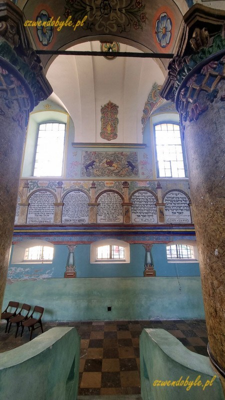 Podkarpacie, Łańcut. Wnętrze synagogi. 20250730_124311-ink