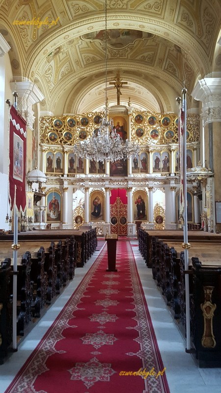 Preszów, ulica Hlavna, wnętrze kościoła greckokatolickiego św. Jana Chrzciciela.