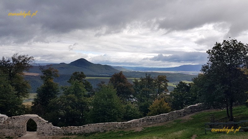 Panorama gór z zamku Šariš.